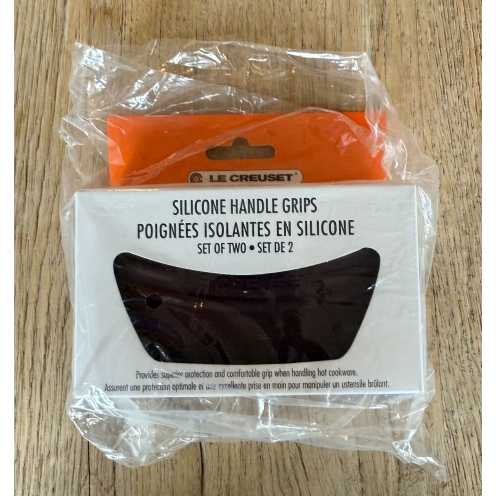 Le Creuset Silicone Handle Grips Set of 2 Rhone Garnet